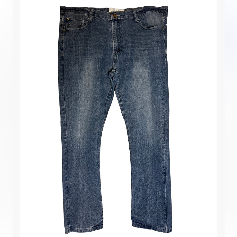 Six Lincoln Stretch Skinny Medium Wash Denim Jeans Men’s 38W 32L